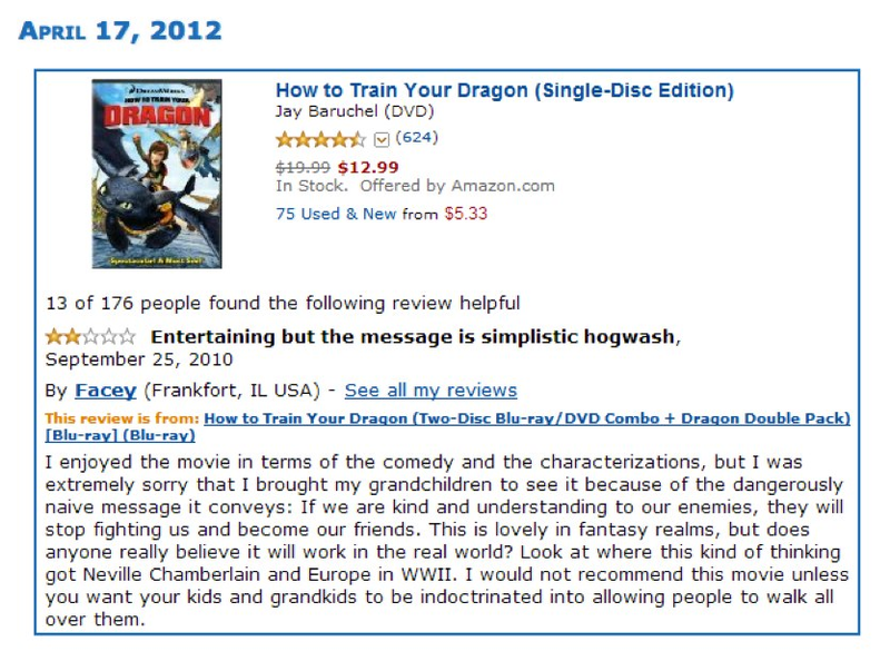 Illustration for article titled How To Train Your Dragon reviewer explains why dragons are like Hitler